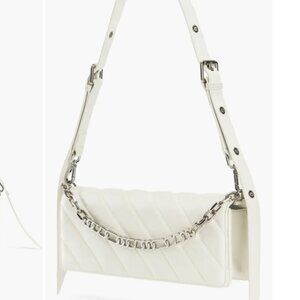 NWT | JW Pei | Sophie Convertible Shoulder Bag | Ivory | Silver Chain